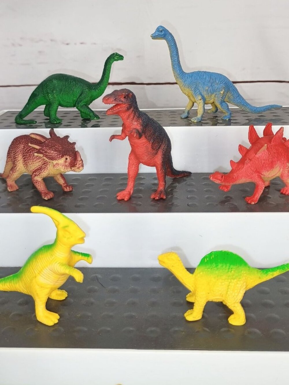 Colorful‎ Dinosaur Toy Collection Educational Prehistoric Figurine Set